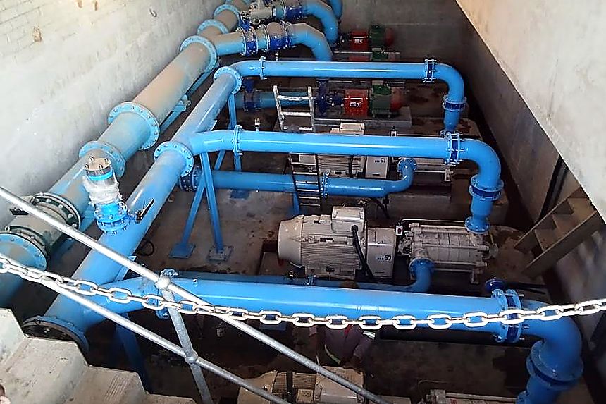 Supply, install, align and commission pump sets — booster, borehole, sewer, dewatering and fire duty.